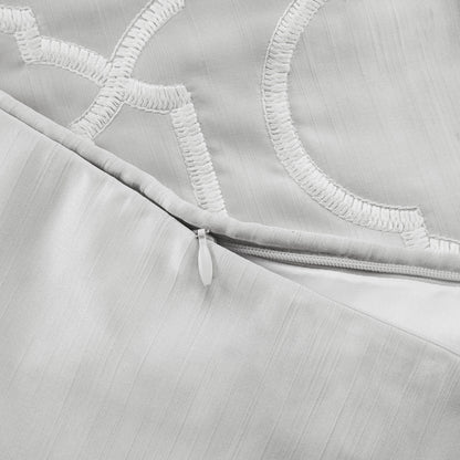 Montague European Pillow Sham - Silver