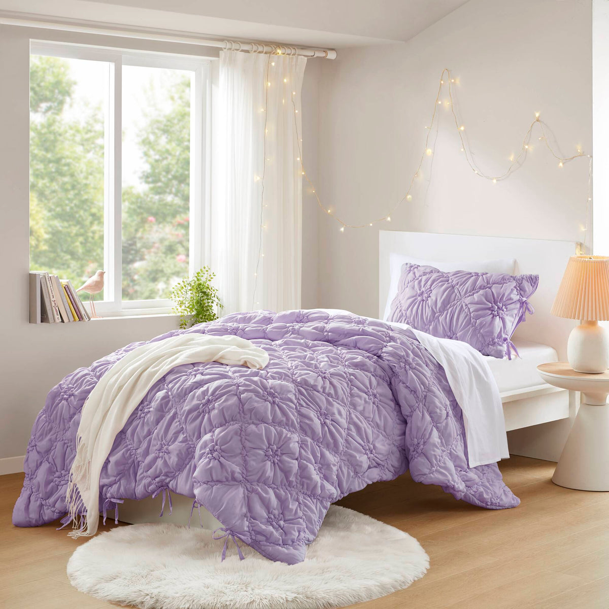 Lily Comforter Set - Purple