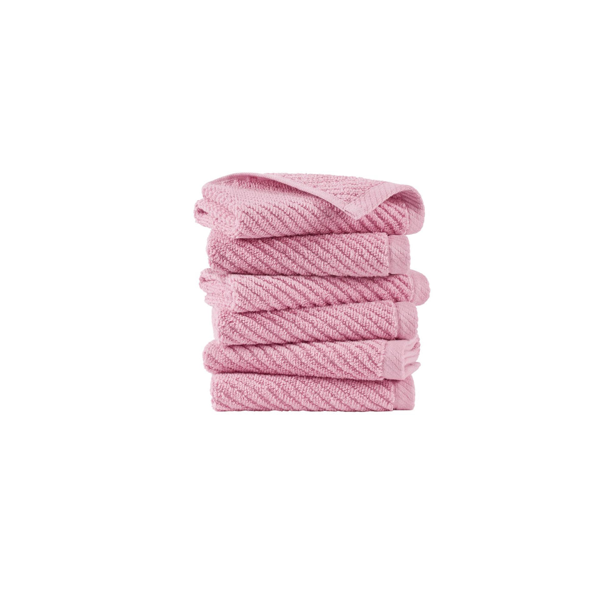 Diagonal Ribbed - Pink