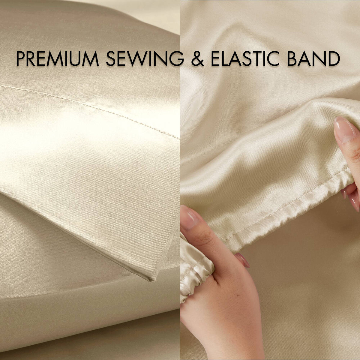 Satin Luxury Sheet Set - Champagne
