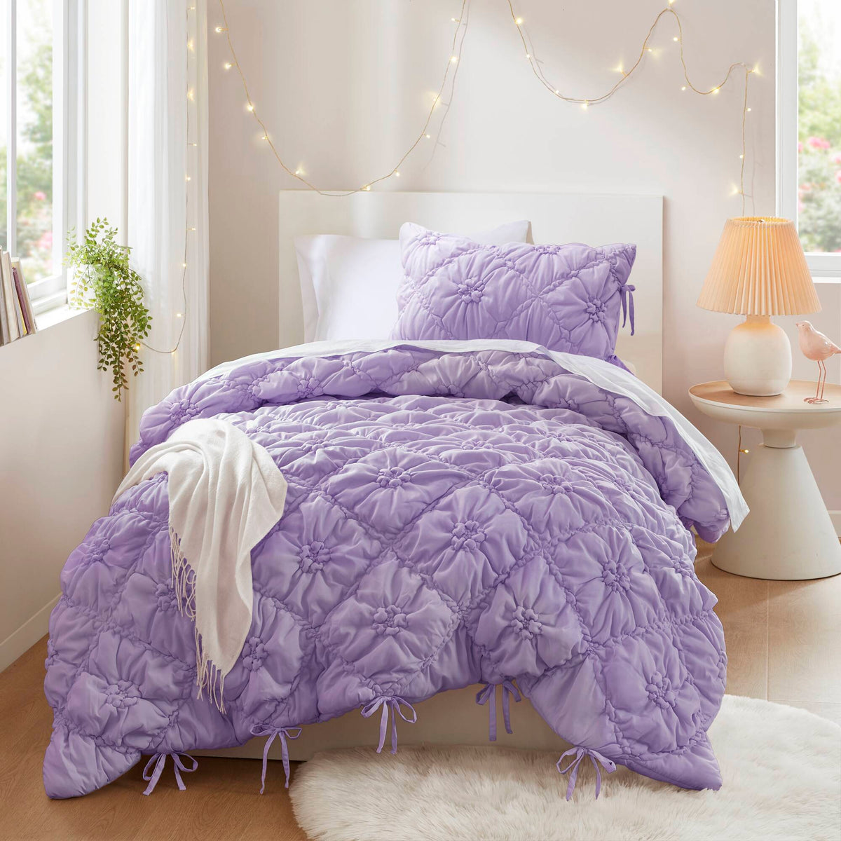 Lily Comforter Set - Purple