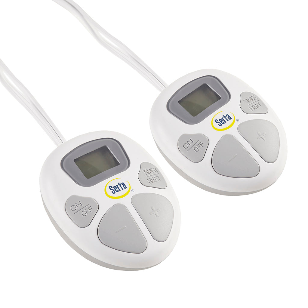 Plush Heated Mattress Pad - White