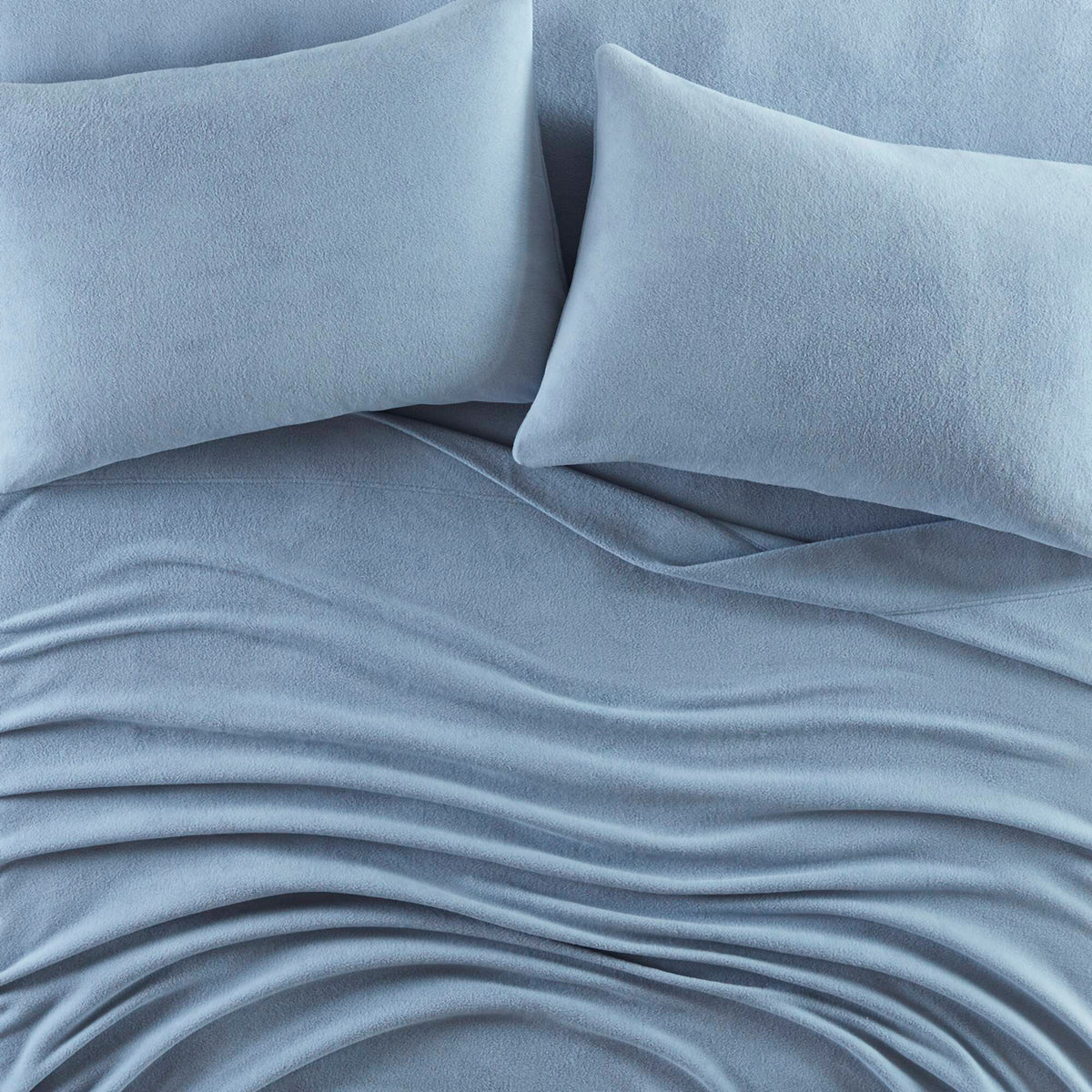 Micro Fleece Sheet Set - Blue
