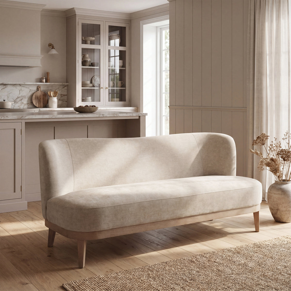 Laguna Kitchen Sofa - Camel