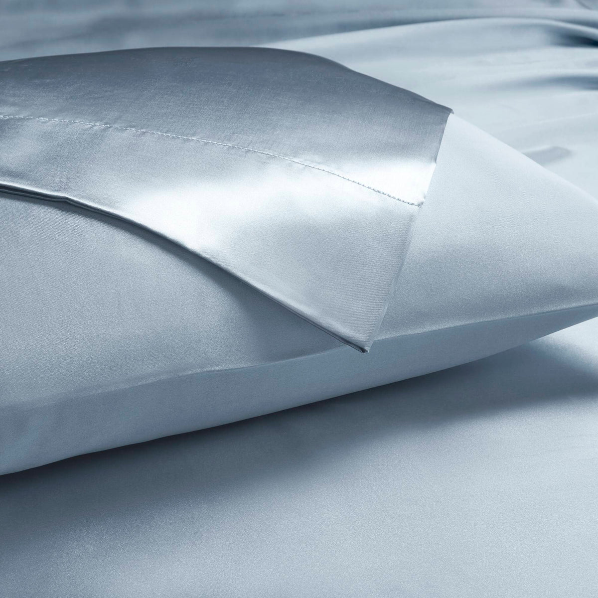 Satin Luxury Sheet Set - Blue