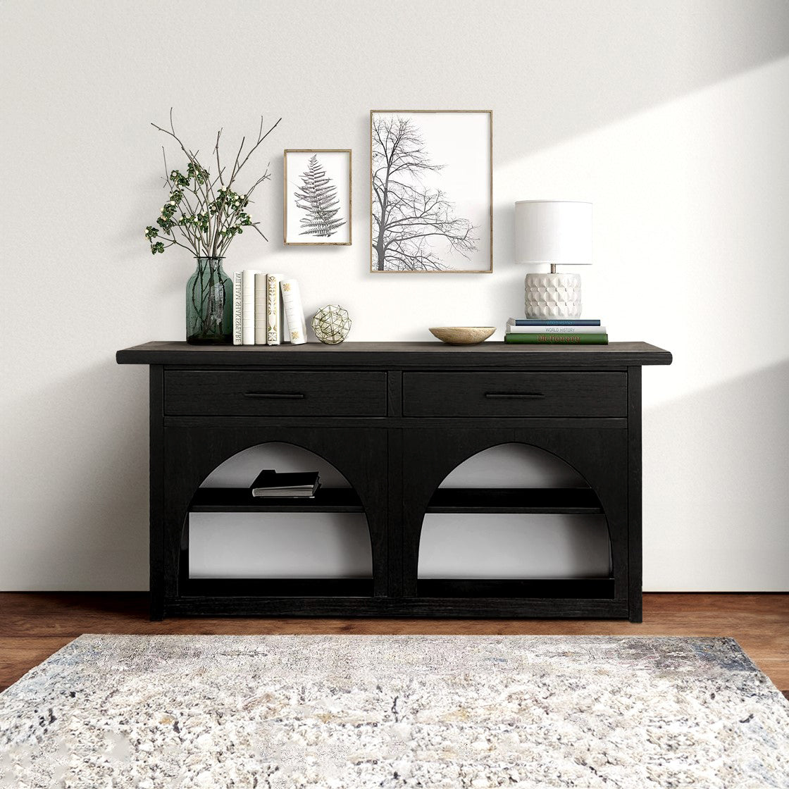 Grayson Accent Console - Black/Grey