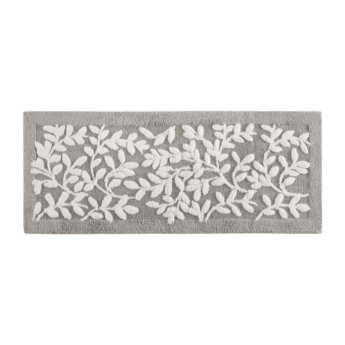 Serene Cotton Tufted Bath Rug - Grey