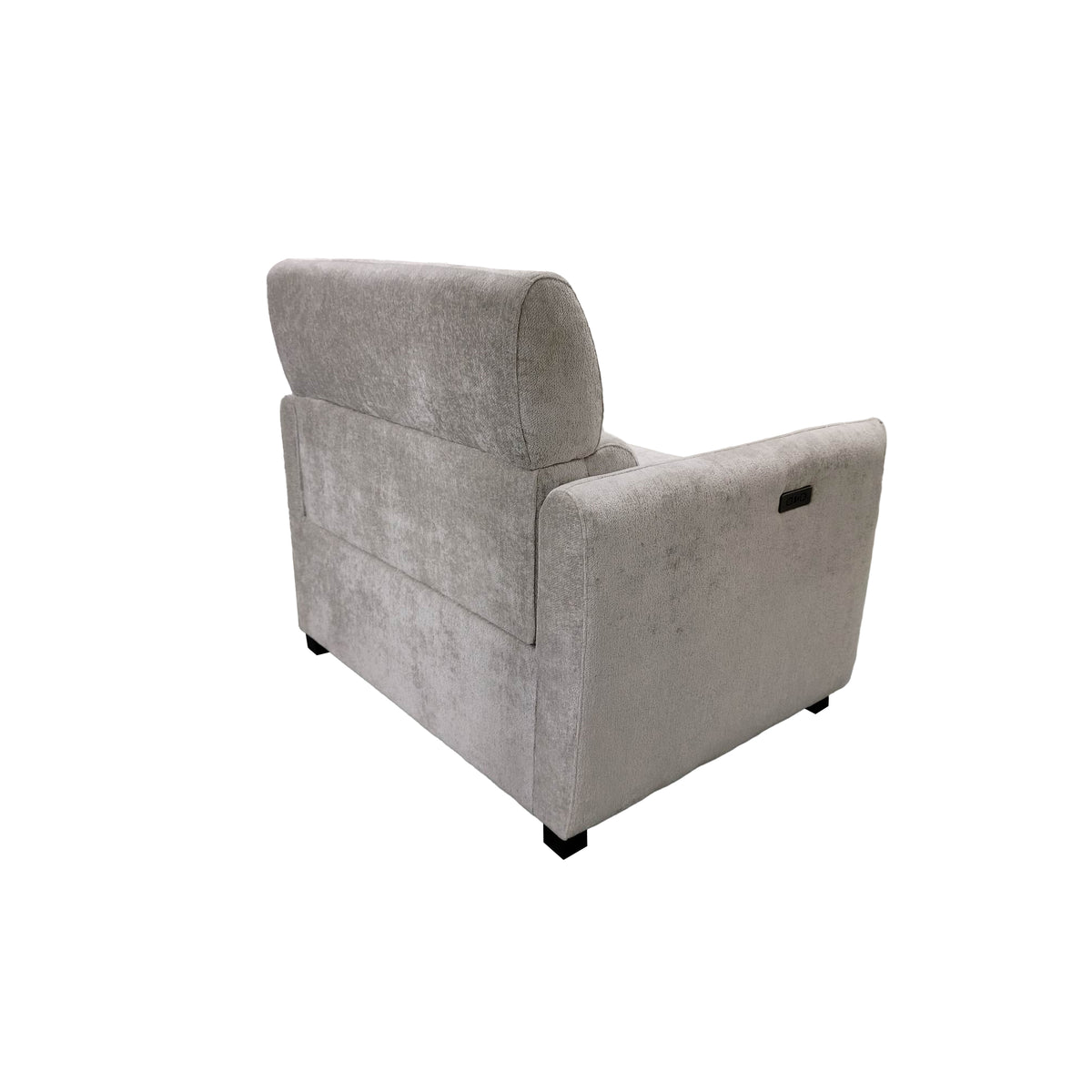 Ava Power Modern Recliner - Light Grey