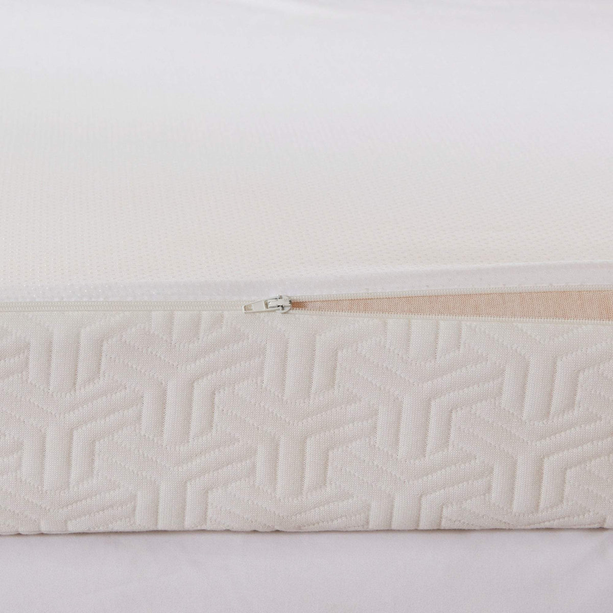 4" Gel Memory Foam with 3M Cover White Mattress Topper Mattress Topper By Olliix/JLA HOME (E & E Co., Ltd)
