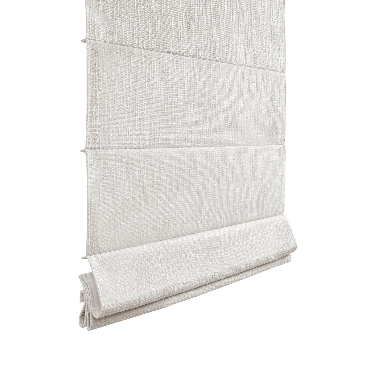 Quincy Cordless Roman Shade - White