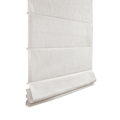 Quincy Cordless Roman Shade - White