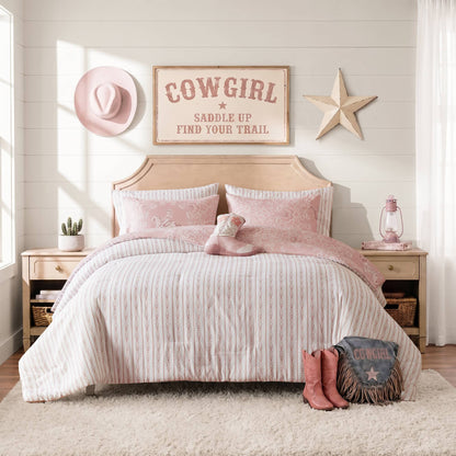 Jesse Comforter Set - Pink