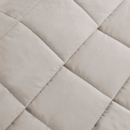 Windom Lightweight Down Alternative Blanket with Satin Trim - Grey