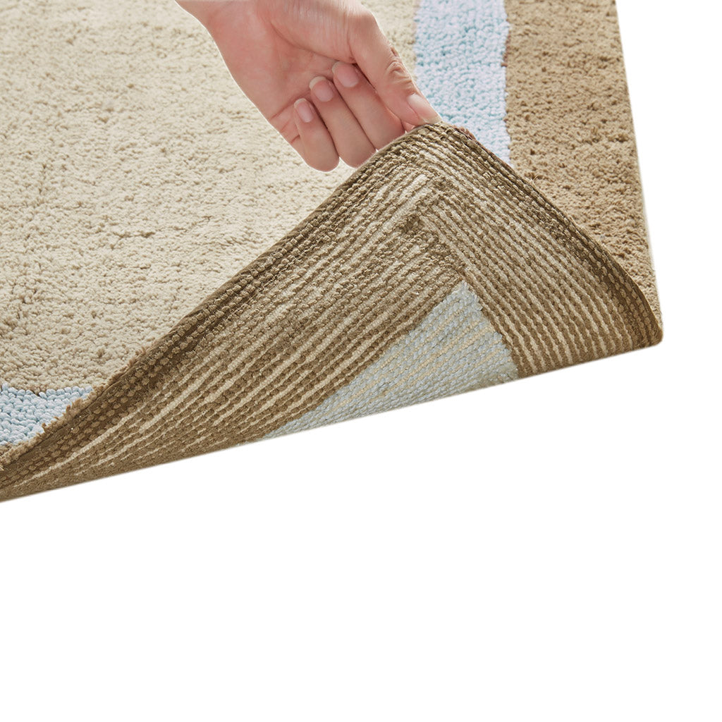 Amherst Cotton Tufted Bath Rug - Blue