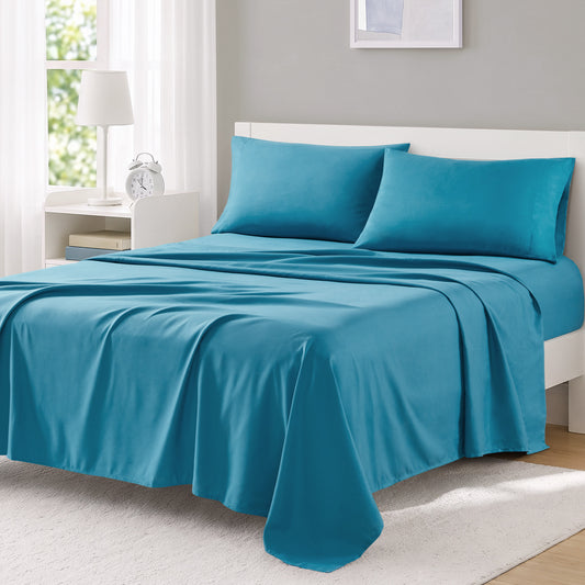 Microfiber All Season Soft Touch Sheet Set - Teal