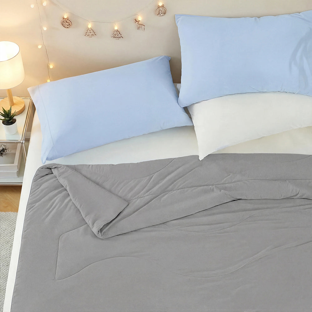 Sublime Serenity Luxury Comforter - Gray