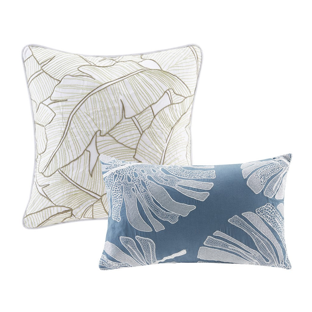 Lorelai Cotton Printed 5 Piece Duvet Cover Set