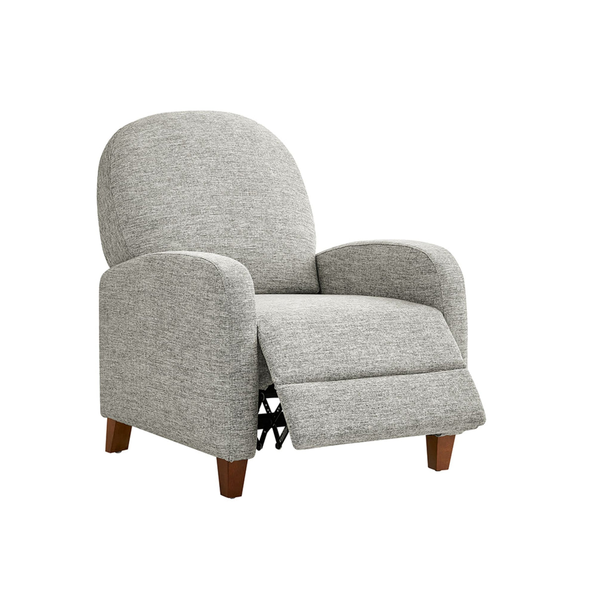 Raylin Upholstered Push Back Recliner - Grey