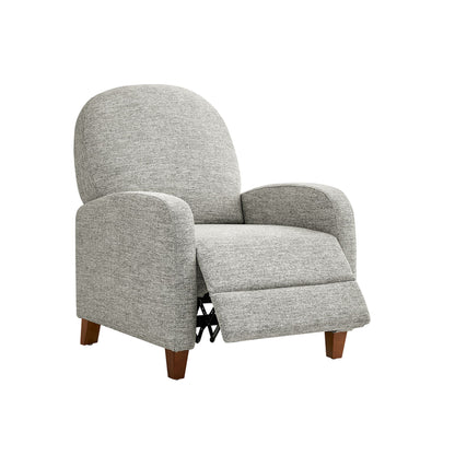 Raylin Upholstered Push Back Recliner - Grey