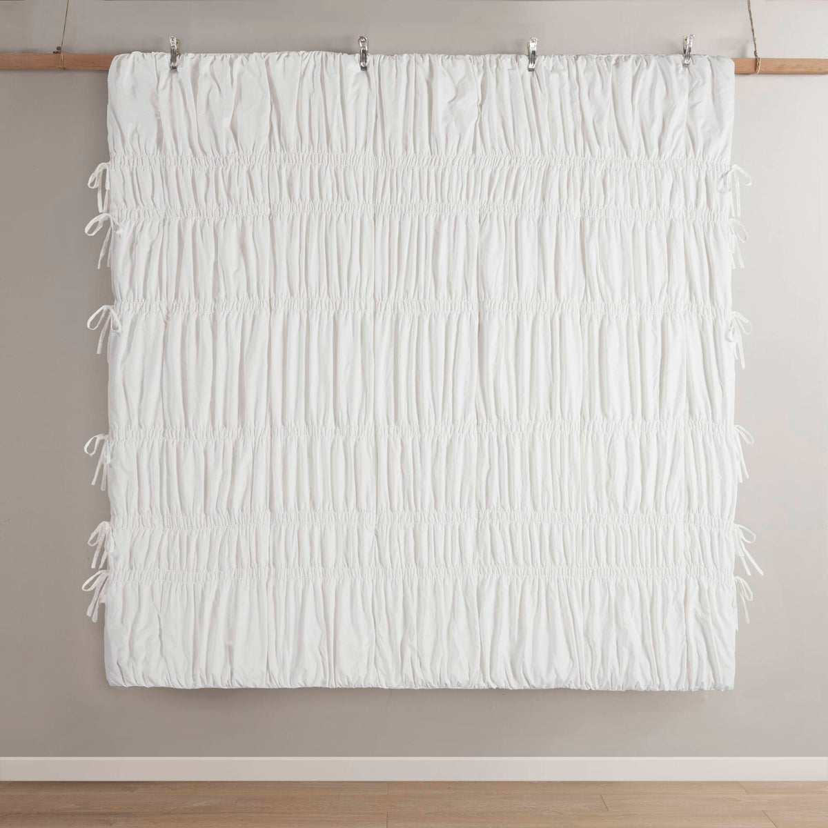 Mia Comforter Set - White