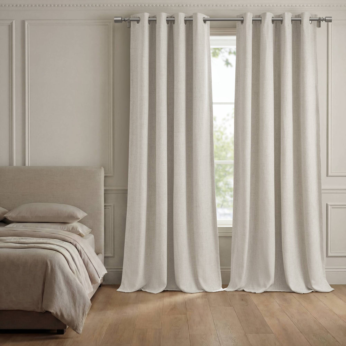 Mira Total Blackout Window Panel - Oatmeal
