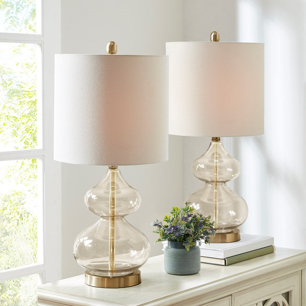 Ellipse Gold Table Lamp Set of 2