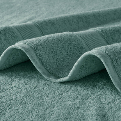 800GSM 100% Cotton 8 Piece Towel Set - Dusty Green