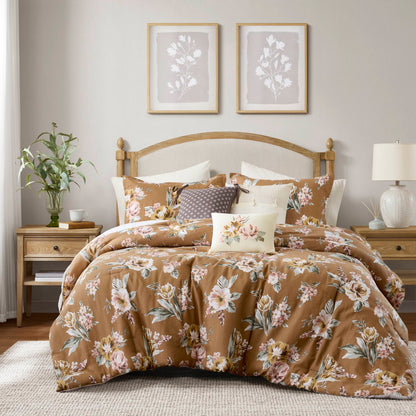 Salara Comforter Set - Terracotta