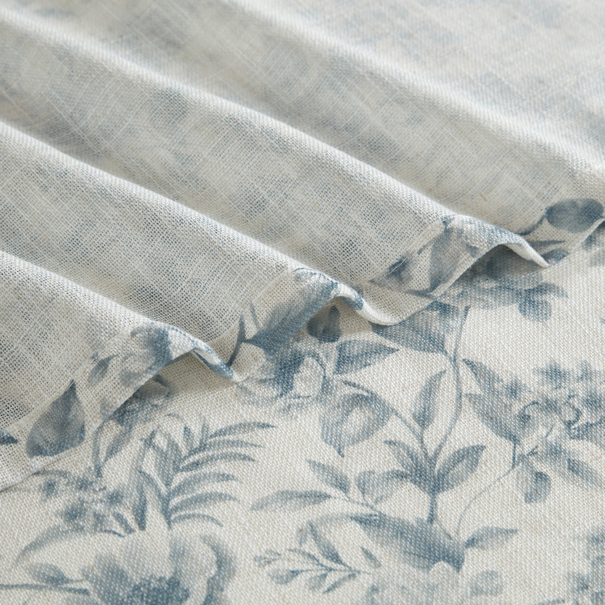 Lana Floral Window Panel - Blue