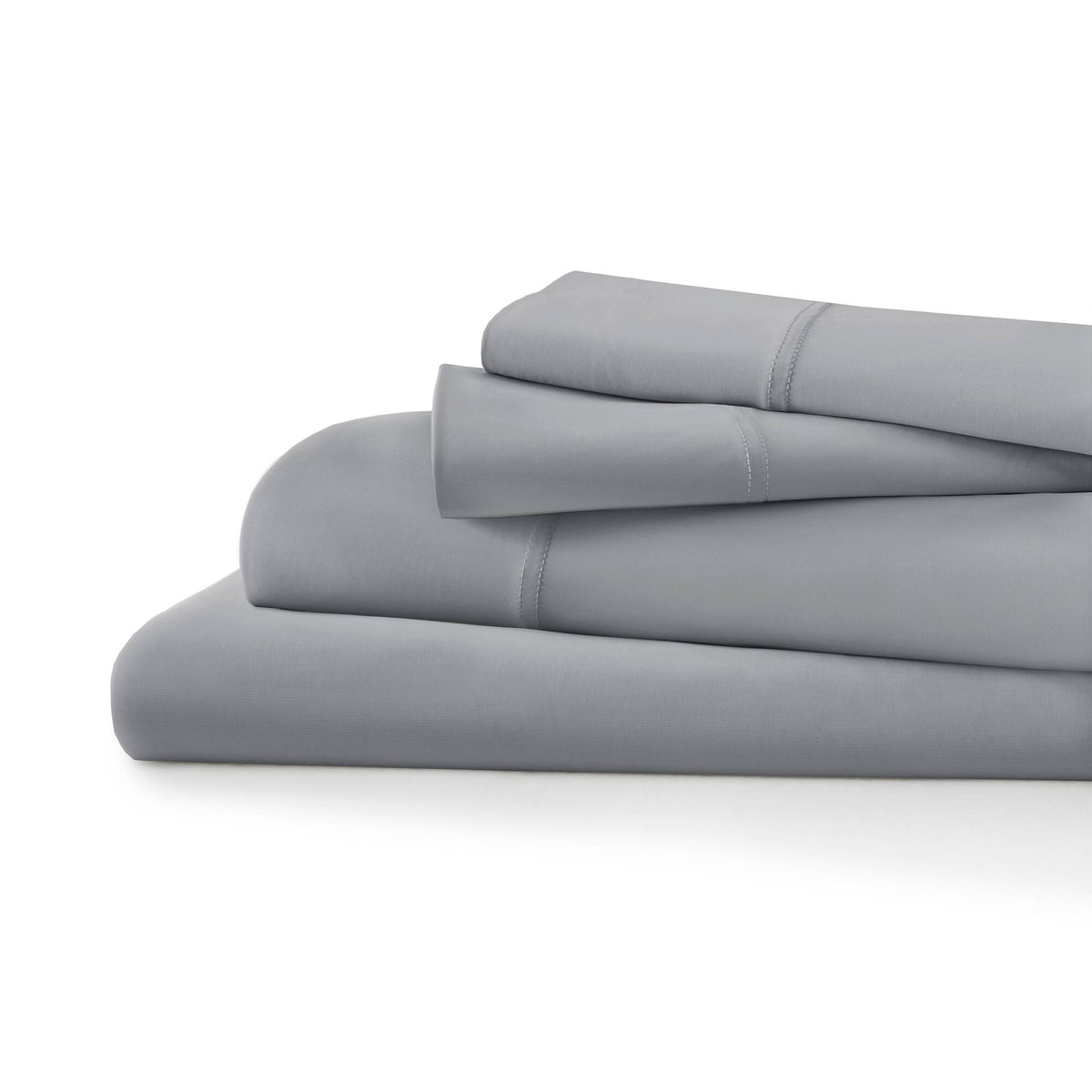 Cooling Stretch Jersey Sheet Set - Grey