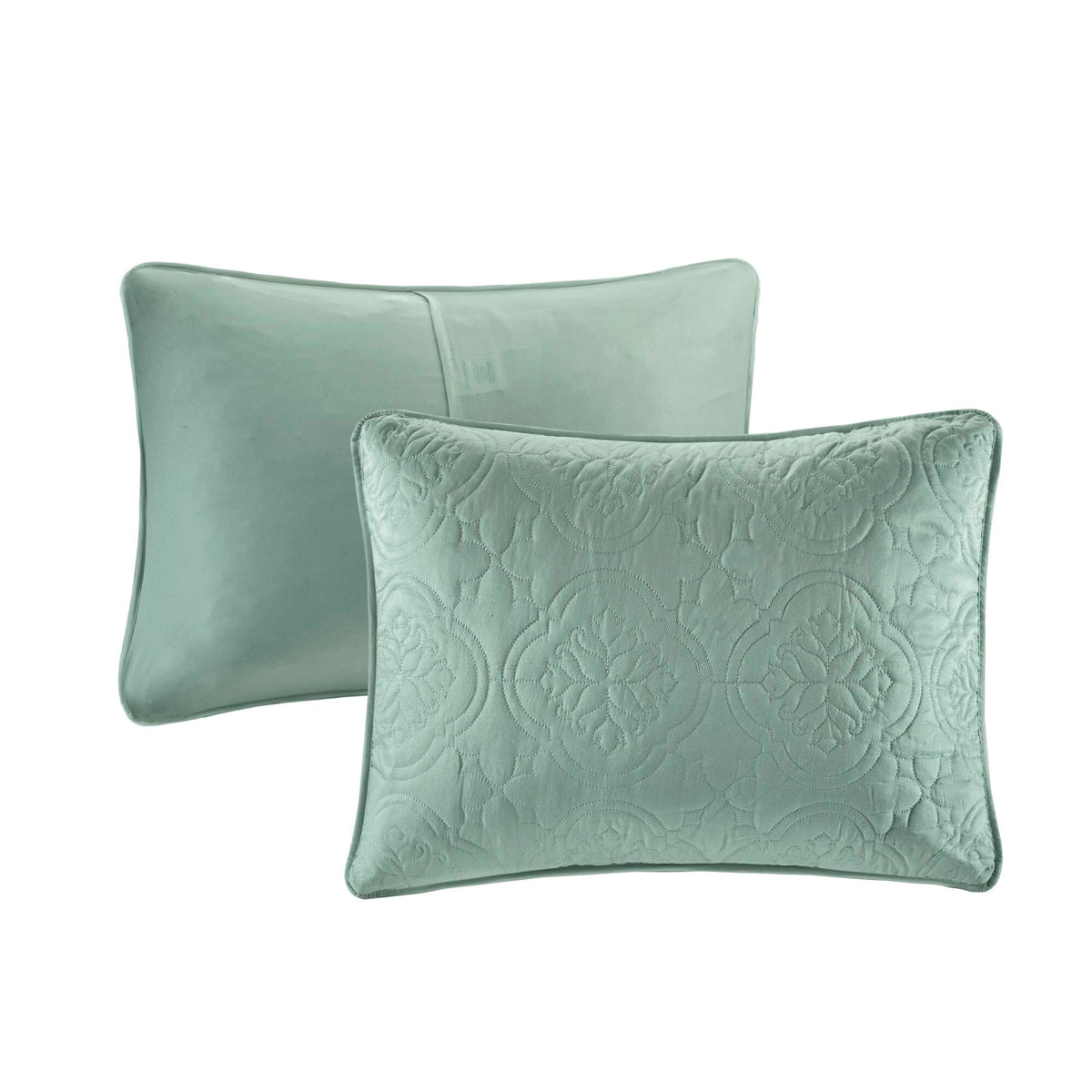 Oakley 3 Piece Reversible Bedspread Set - Seafoam