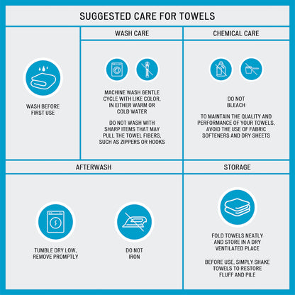 Aegean 100% Turkish Cotton 6 Piece Towel Set - Grey
