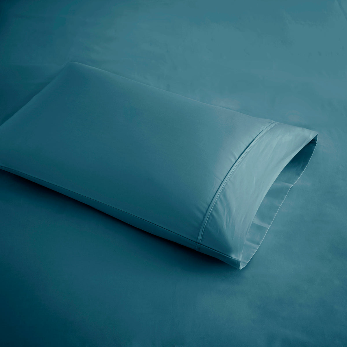 600 Thread Count Cooling Cotton Blend 4 PC Sheet Set - Teal
