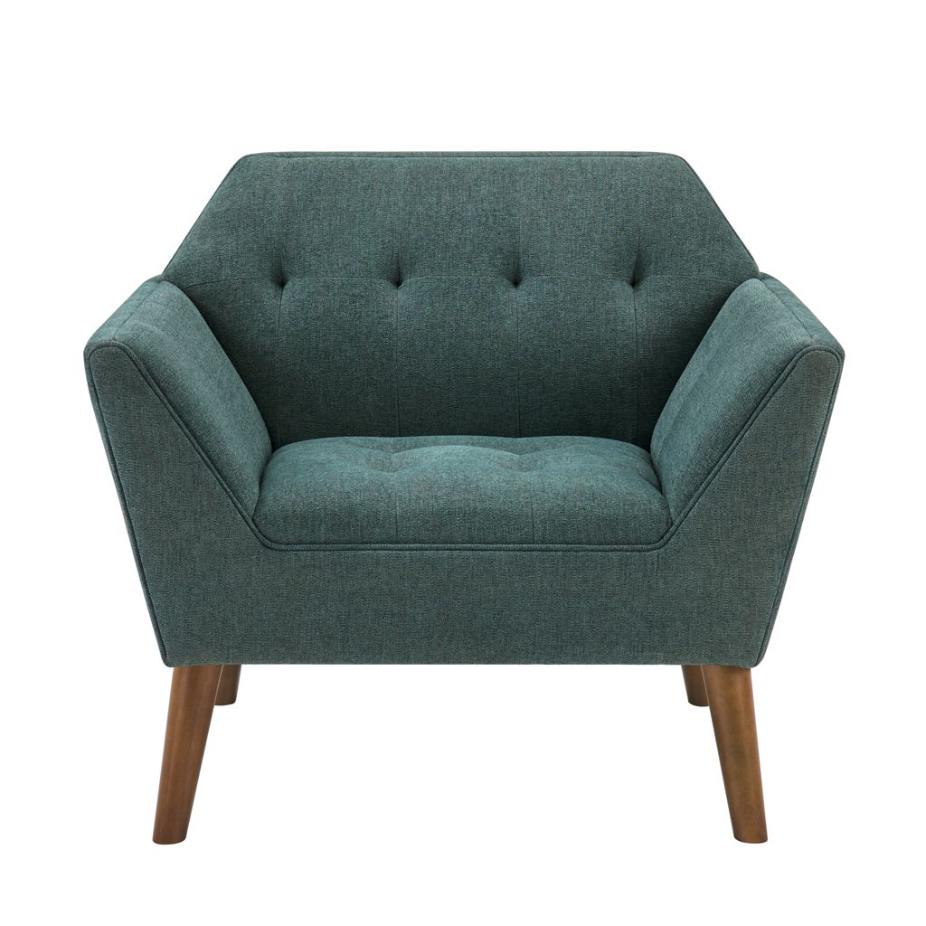 Newport Wide Mid-Century Modern Lounge Chair - Teal