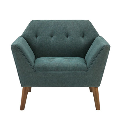 Newport Wide Mid-Century Modern Lounge Chair - Teal