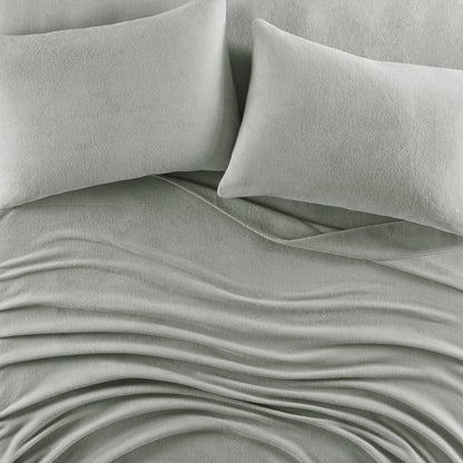 Micro Fleece Sheet Set - Grey
