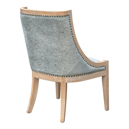 Elmcrest Upholstered Dining Chair with Nailhead Trim - Soft Green
