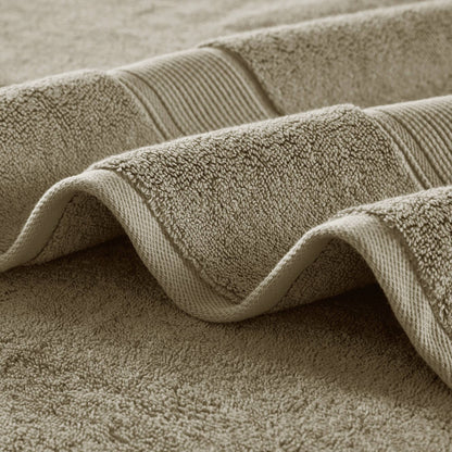 800GSM 100% Cotton 8 Piece Towel Set - Beige