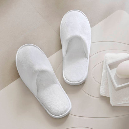 Terry Essential Slippers - White