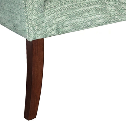 Welburn Upholstered Bench - Dusty Aqua