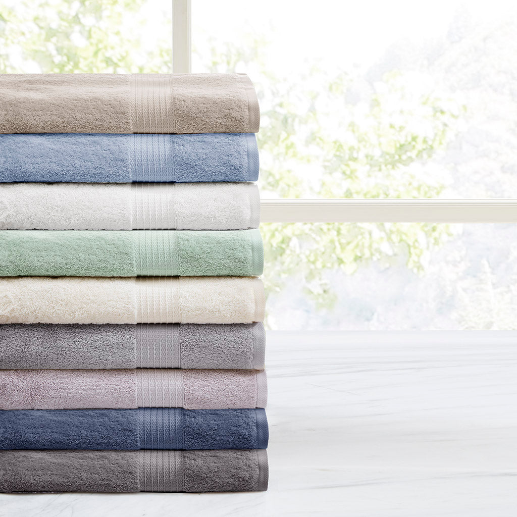 Organic 6 Piece Organic Cotton Towel Set - Seafoam