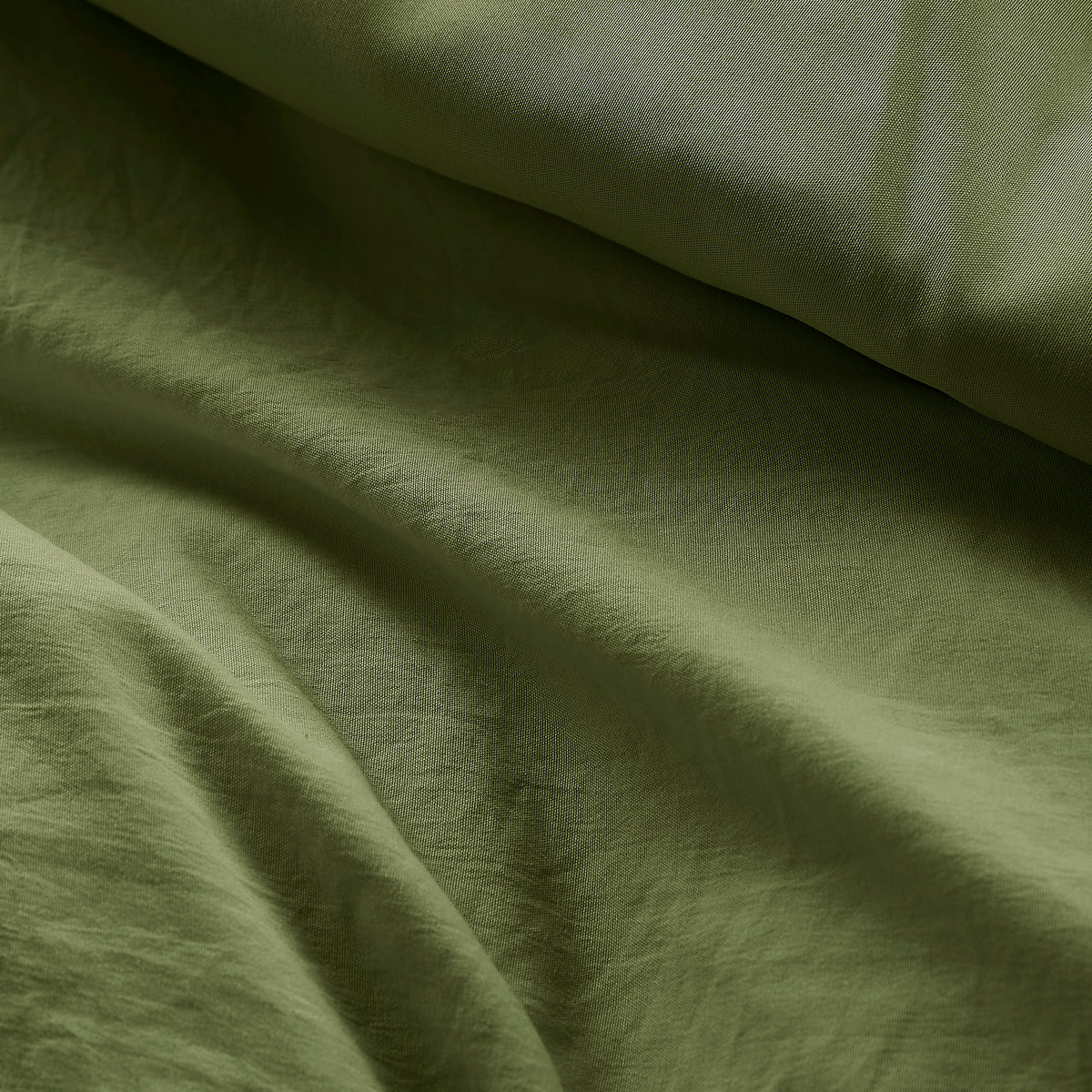 Walker Soft Washed Pleated Comforter Set - Olive Green