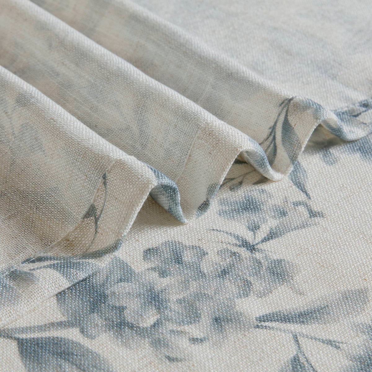 Lana Floral Window Panel - Blue