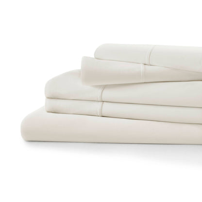 Cooling Stretch Jersey Sheet Set - Ivory