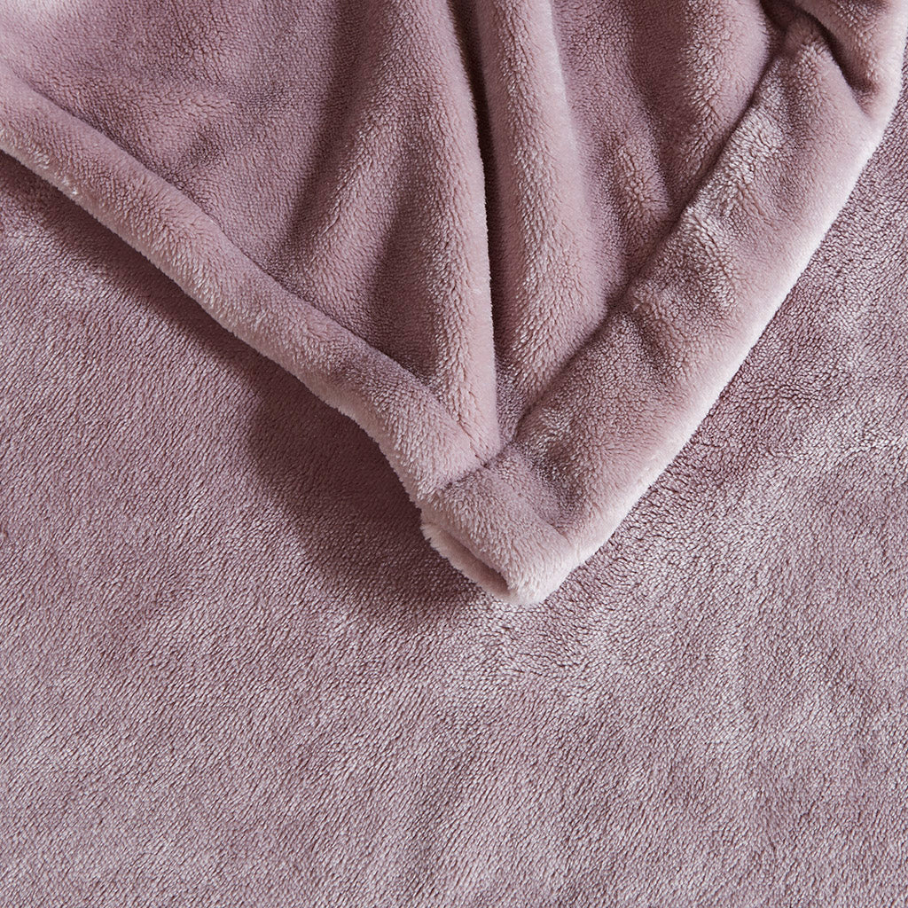 Plush Heated Blanket - Lavender