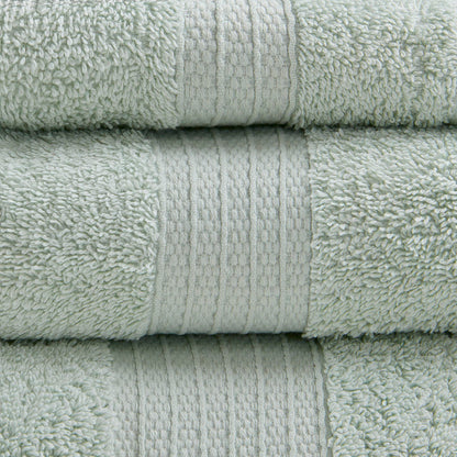 Organic 6 Piece Organic Cotton Towel Set - Seafoam