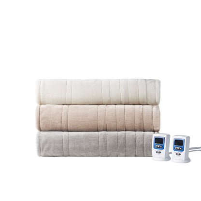Microplush Heated Blanket with Wifi Technology - Taupe