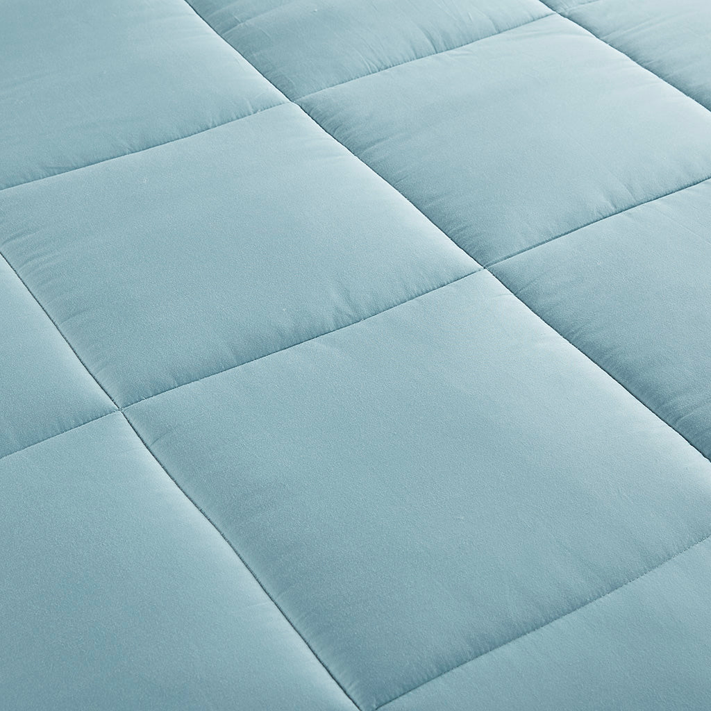 Winfield 300 Thread Count Cotton Shell Luxury Down Alternative Comforter - Teal