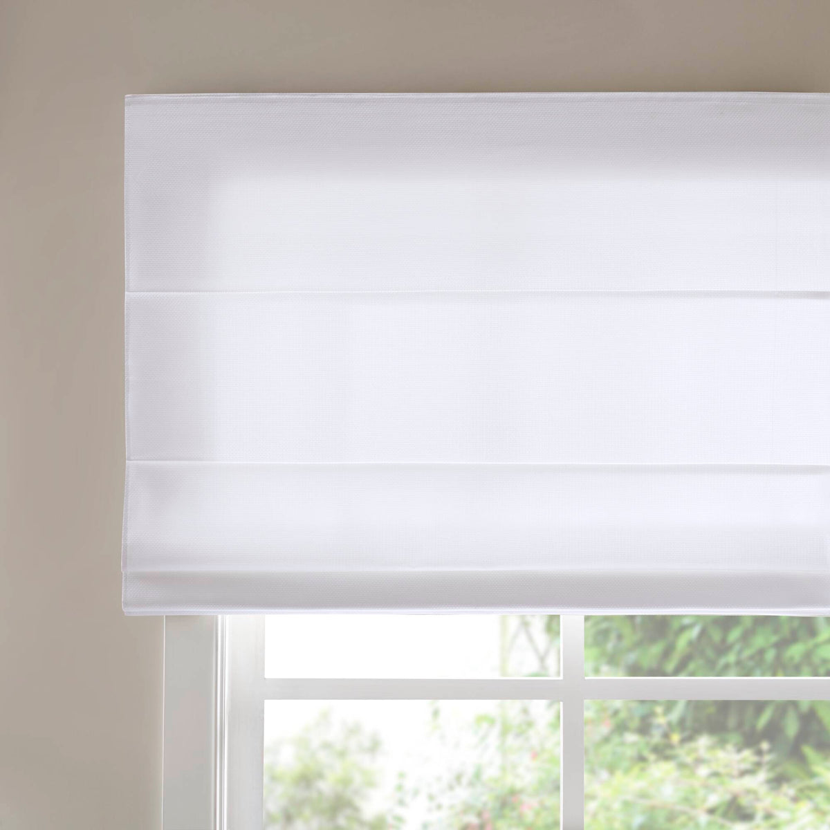 Galen Matte Cordless Roman Blind - Matte white
