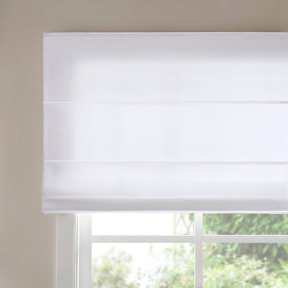Galen Matte Cordless Roman Blind - Matte white